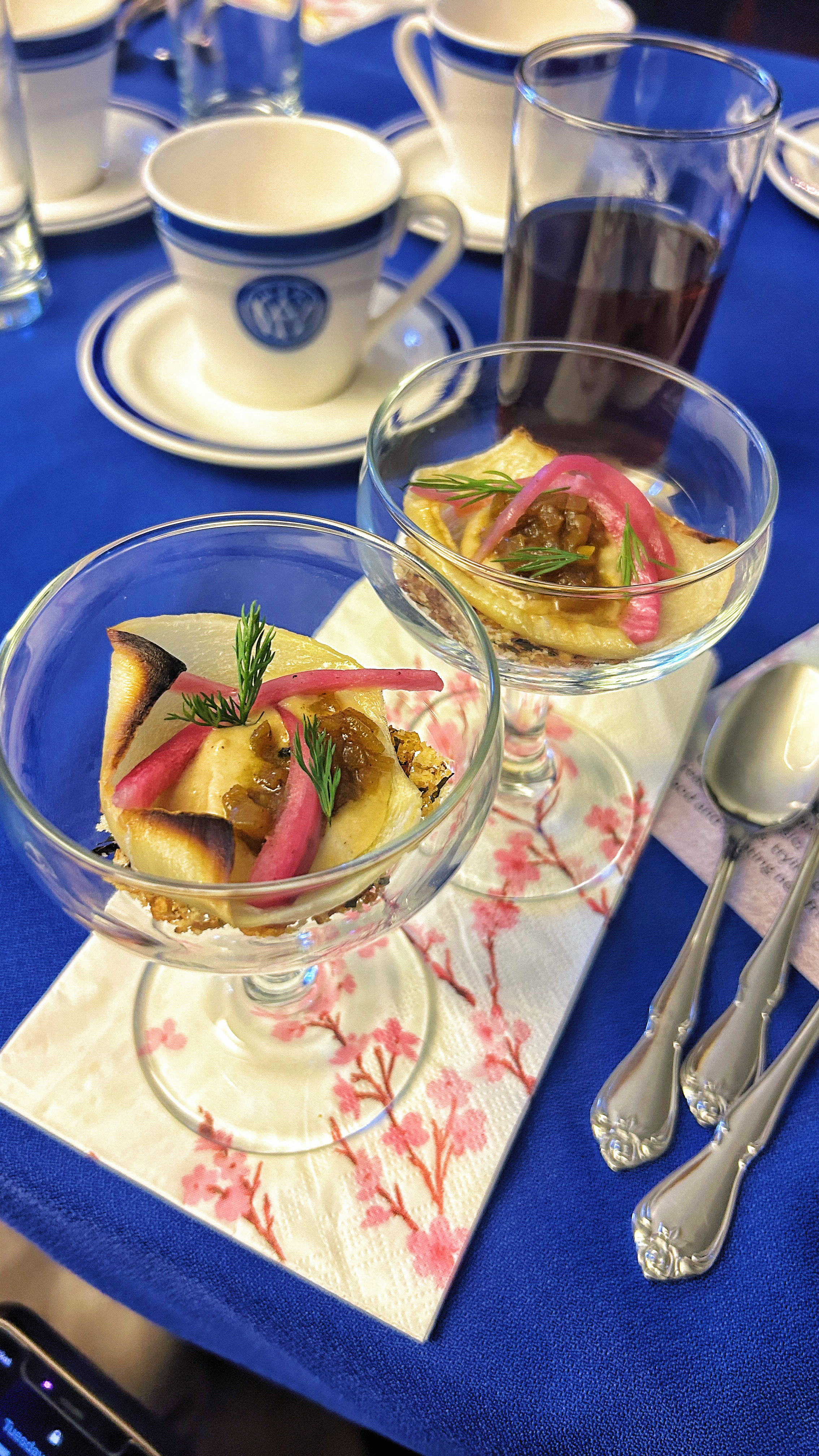 textures of onions paired with Wieniawski's variations on an original theme